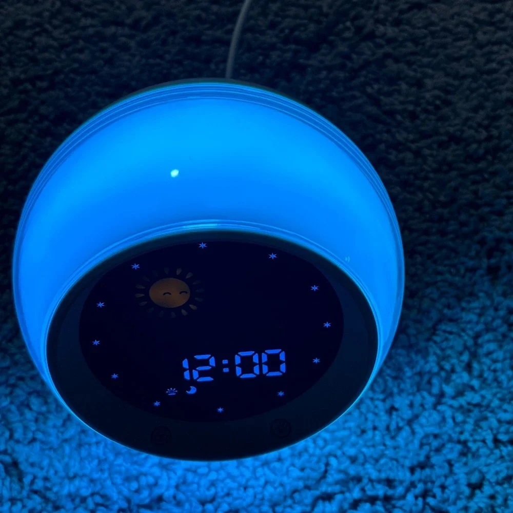 Sunrise Alarm Clock RGB Night Light Sound Machine Wake Up Lamp LED Color Changin